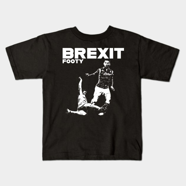 Brexit Tacle Kids T-Shirt by Mrmera